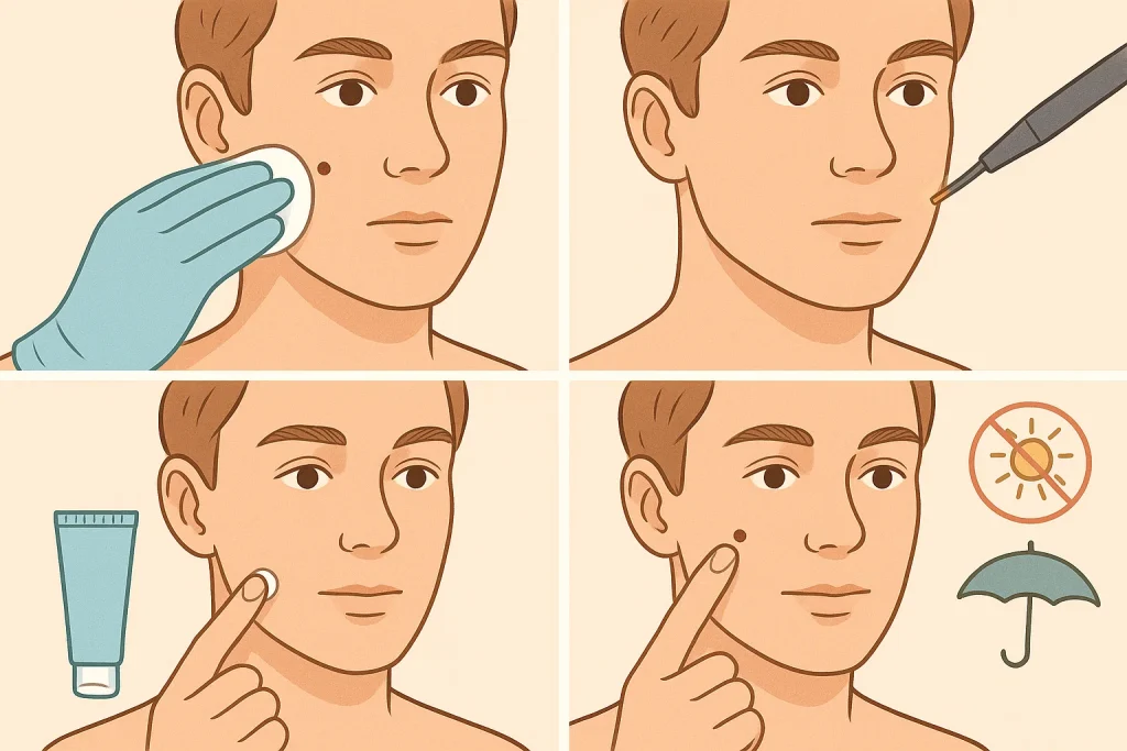 Ciltte Ki Benlerin Temizlenmesi Ve Sonrası İçin İpuçları