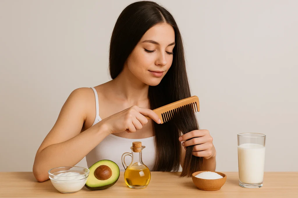 Evde Doğal Yöntemler İle Saç Düzleştirme Yolları Nelerdir