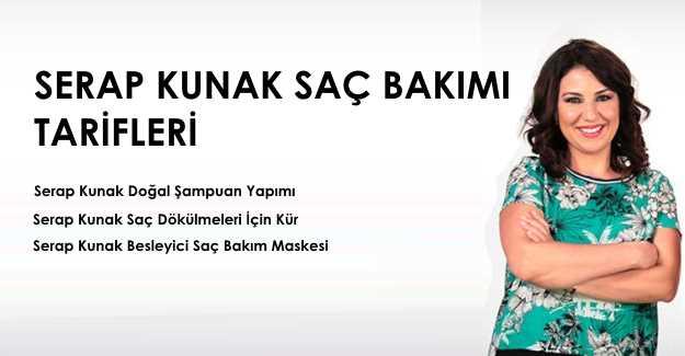 Serap Kunak’tan Etkili Saç Bakım Maske Tarifleri