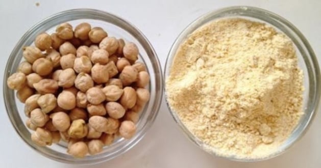 Yüzdeki İstenmeyen Tüyler İçin Doğal Leblebi Tozu Maskesi