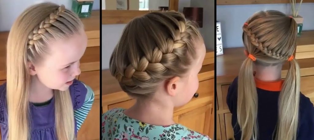 Kız Çocukları İçin Saç Örgü Modelleri