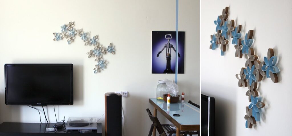 Tuvalet Kâğıdı Rulosundan Dekoratif Çiçekler Nasıl Yapılır