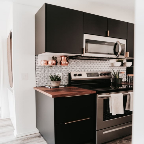 Siyah Mutfak Tasarımları