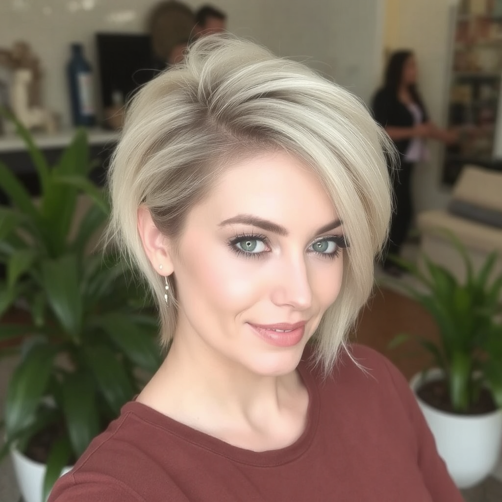 Birbirinden Havalı Küt Saç Kesim ve Modelleri