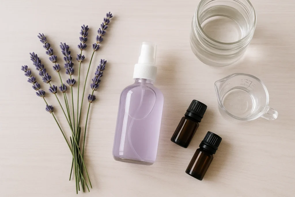 Evde Lavanta Yağlı Rahatlatıcı Sprey Yapımı