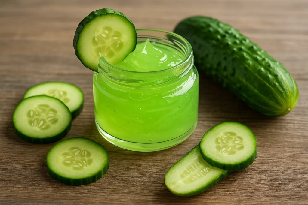 Kırışıklıklara Karşı Salatalık Jeli Tarifi