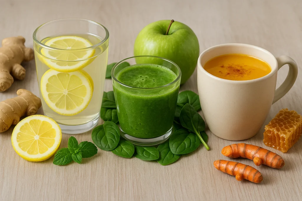 Sabahları Şişkinliği Gideren 3 Doğal Karışım