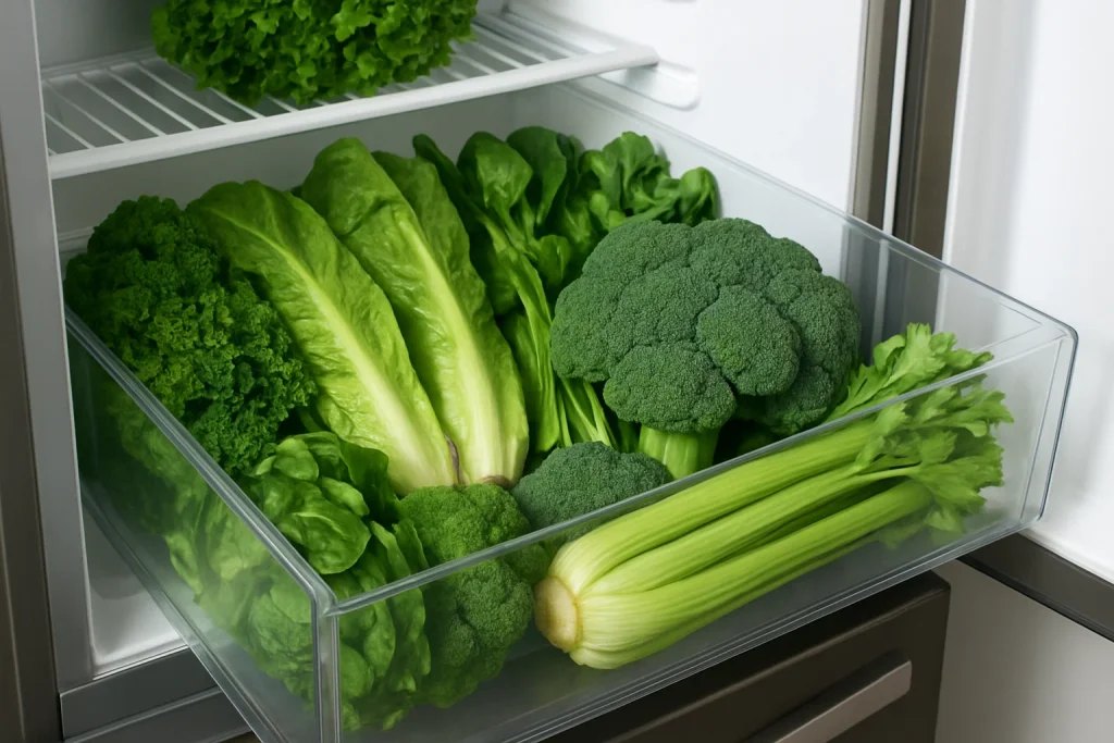 Yeşil Sebzelerin Tazeliği Buzdolabında Nasıl Korunur?