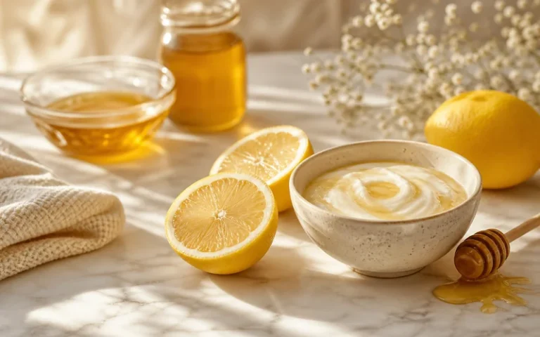 Bal ve limonla cilt beyazlatma maskesi rehberi manşet görseli