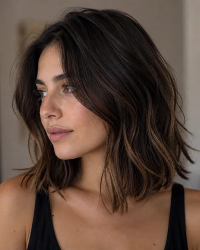 Omuz hizası saç modeli ilham görseli 27