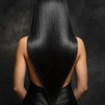 V kesim saç modeli 12 — katmanlı V kesim saç kesimi