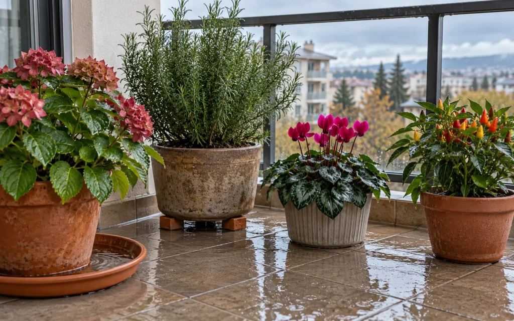 Yağmur Sonrası Balkon Saksılarında Su Birikmesi Nasıl Önlenir? 4 Kontrol